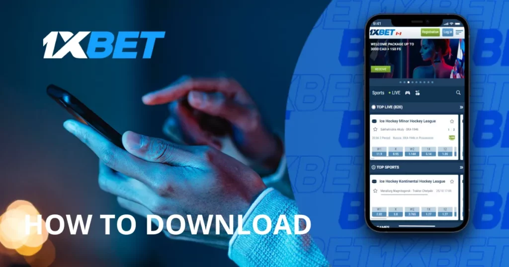 Instructions for downloading iOS mobile app from 1xBet Bangladesh