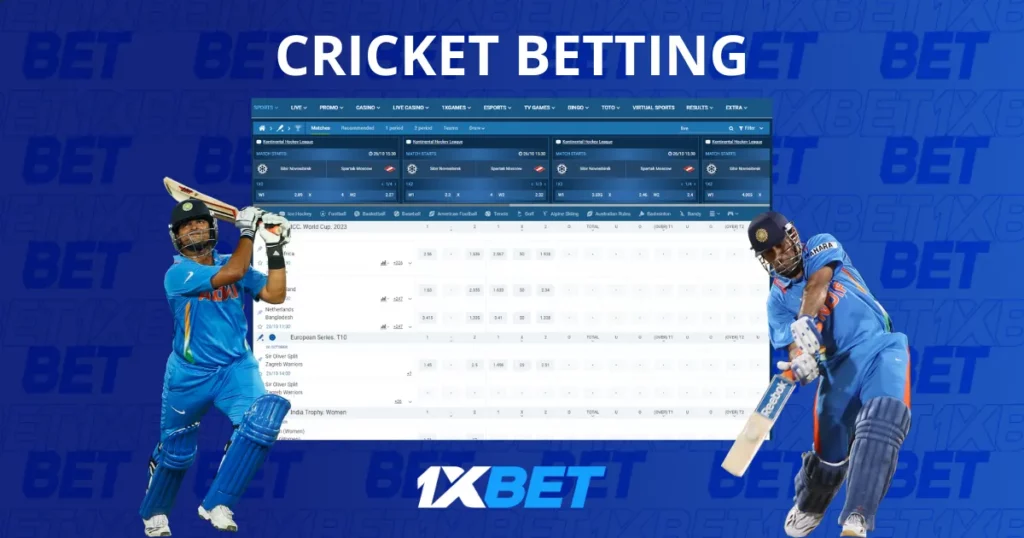 1xBet Live Cricket Betting