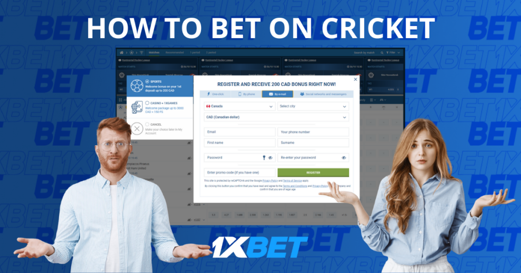 How to Bet on Cricket at 1xBet