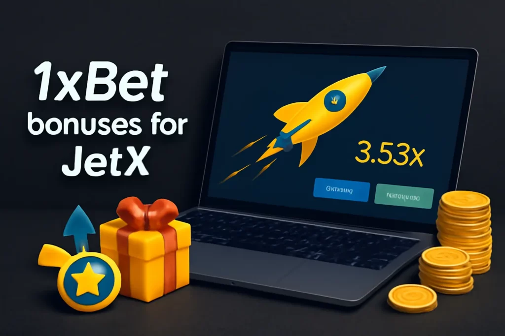 1xBet এ JetX গেমের বোনাস